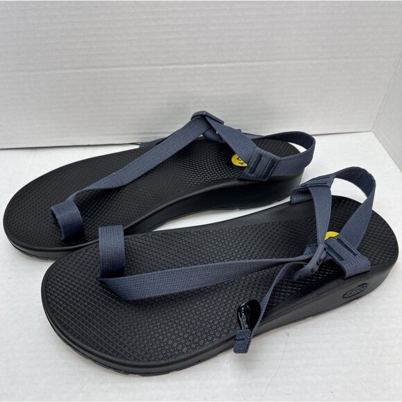 Chaco Bodhi Black Comfort Sandal Men's sizes 13 Navy Blue Hiking Walking Camping - Picture 1 of 7